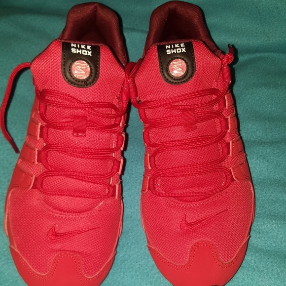 nike shox nz mens red